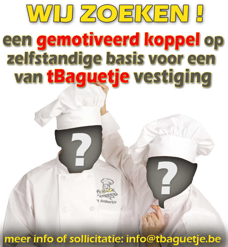 Wij zoeken !!